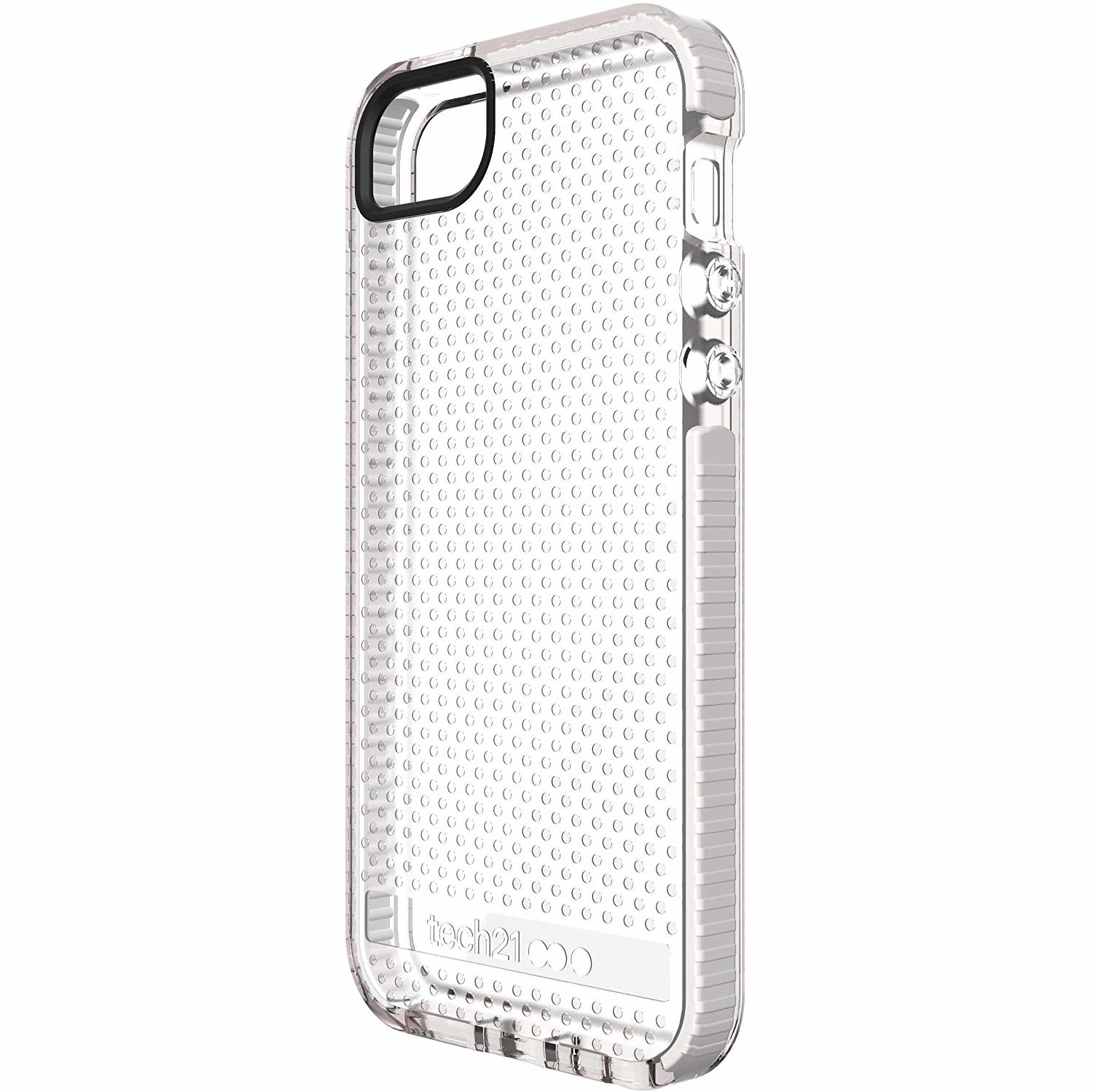 Tech21 Evo Mesh Cover Per IPhone 7/8 Plus: Trasparente/Nero, Protezione Militare Anticaduta