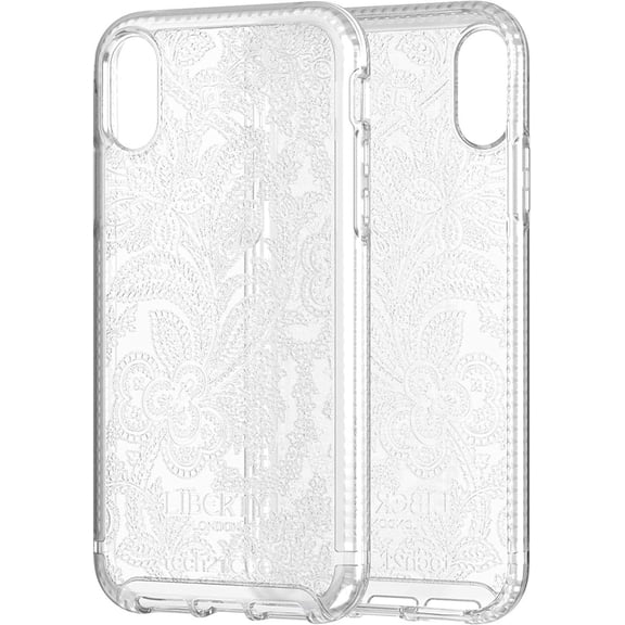 tech21 Pure Design Liberty Grosvenor Phone Case for iPhone XR - Clear, T21-6529