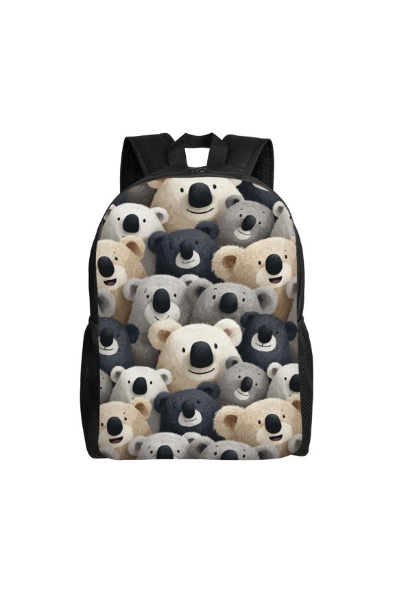teddy bearsBackpack with 15 Inch Laptop Compartment, Water-Resistant Daypack, Large Capacity Backpack with Adjustable Breathable Shoulder Straps for Daily Use Travel Gym