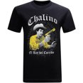 thumbnail image 1 of tees geek Chalino El Rey Del Corrido Novelty Men's T-Shirt - (Small) - Black, 1 of 4