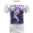 thumbnail image 1 of tees geek The Smiths Le Tout Nouveau Classic Rock Band Tees Graphic Men's T-Shirt- (Small) - White, 1 of 6