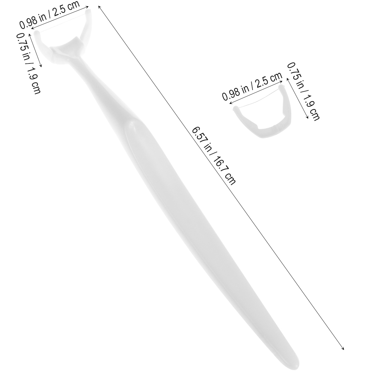 teeth floss pick 20pcs Replaceable Dental Care Cleaner Plastic