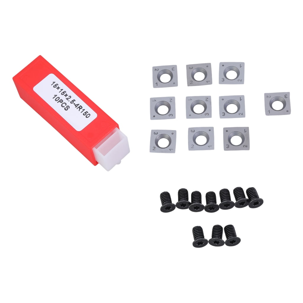 Mold Roughing Insert Cutter tegongse 1 Box 15mm Square Insert Cutter 15x15x2.5mm-30° R150 for ...