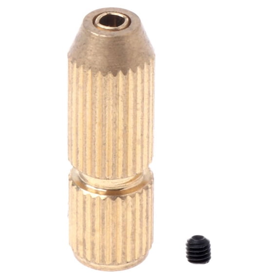 tegongse 1 Pc 2.3mm 3.17mm Micro Drill Clamp Fixture Chuck 0.7-3.2mm Electric Motor Shaft