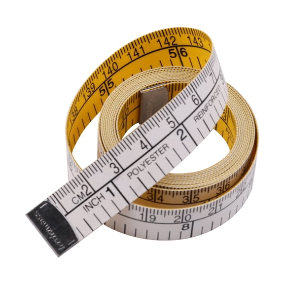 tegongse 150cm/60inch Body Measuring Ruler Sewing Tape Measure Mini Soft Flat Ruler Centimeter Meter Sewing Measuring Tape