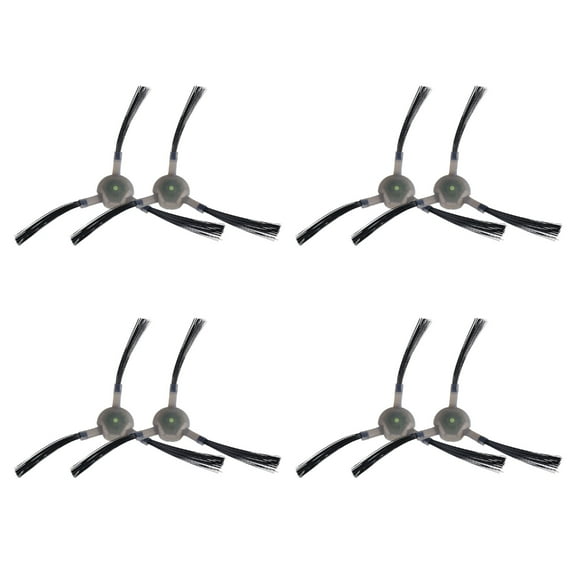 tegongse 4 Pair 3-Armed Side Brushes for M210 M210S M210B M213 Sweeper Part for Sweeping & Garbage