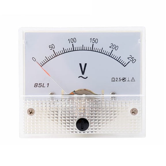 tegongse 85L1 Pointer AC Voltmeter Class 2.5 Analog Voltage Voltmeter Panel Meter 0-150V 250V 300V 450V 500V 600V 1000V Durable