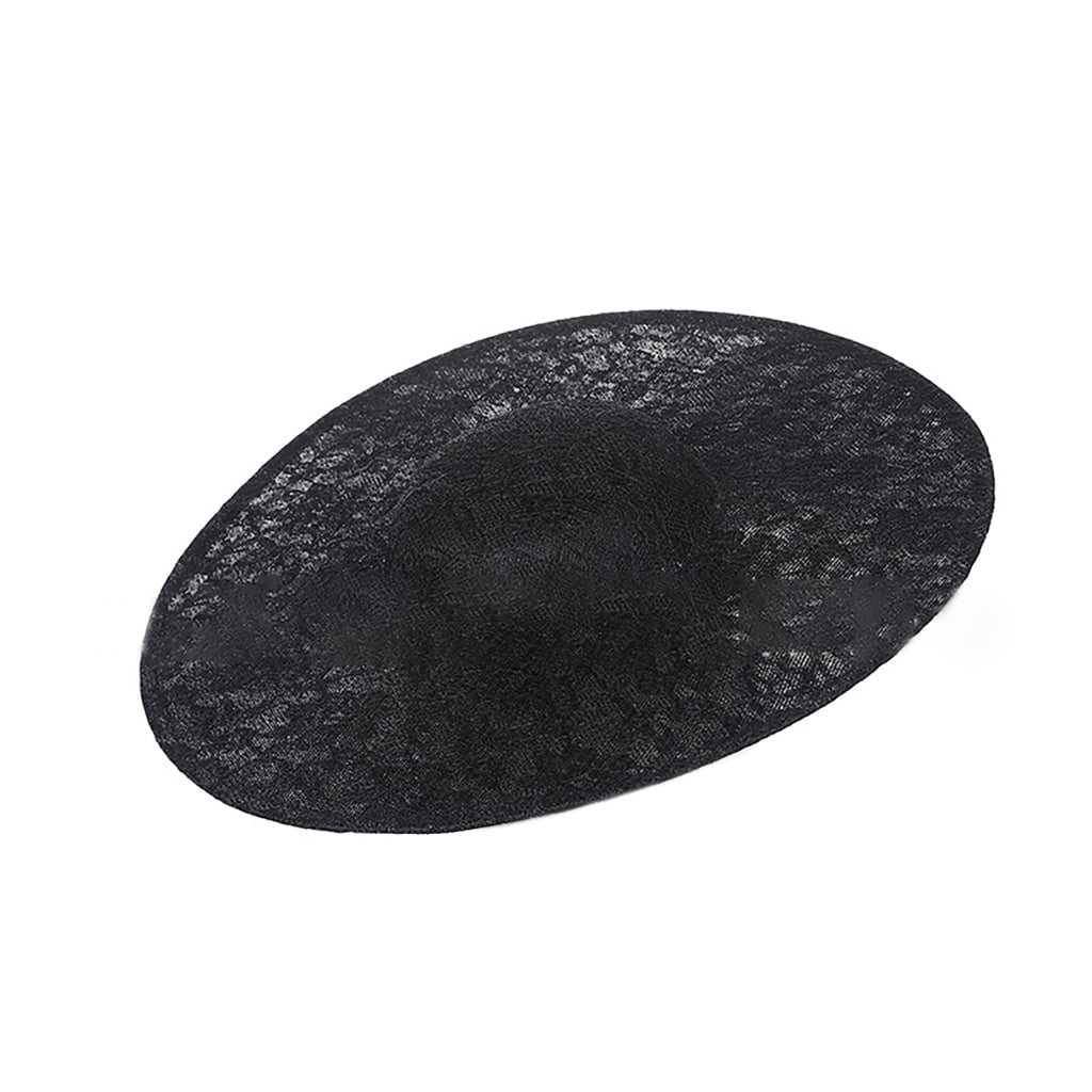 tegongse Bonnet Hat Base for Women Millinery Hat Making Accessory Vintage French Bonnet Hat Accessories Cocktail Hat Round Base