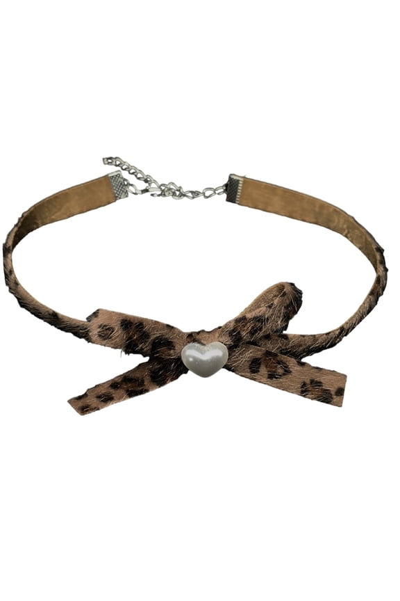 Bowknot Charm Necklace Adjustable Collarbone Chain Handmade Choker Stylish Neck Accessories for Evening or Casual Wear