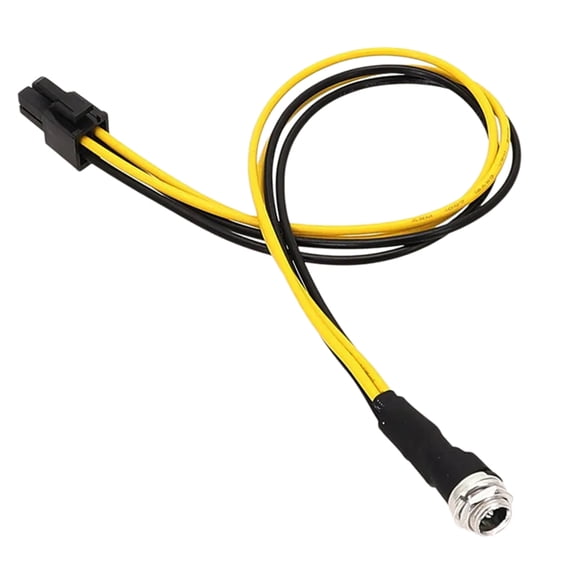 tegongse CPU Adapter Wire DC5525 to Mainboard CPU Power Supply Cable DC5521 To 4PIN 4pins Mainboard CPU External Cord