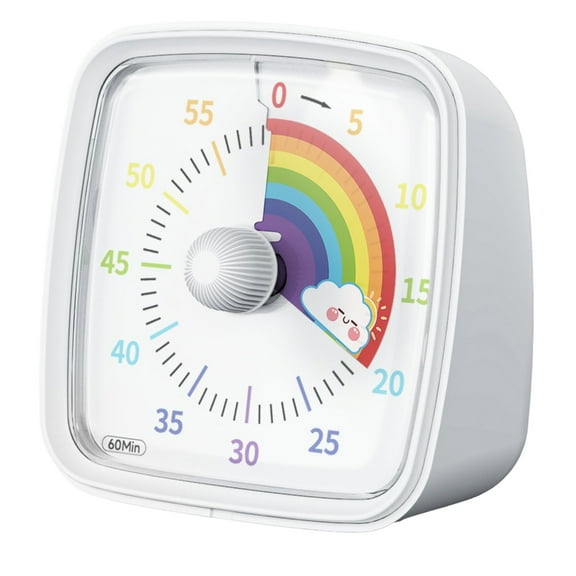 tegongse Children Visual Countdowns Timers with Multicolor Designs quiet Pomodoros Timers Plastic for Learning Cooking & Daily Tasks