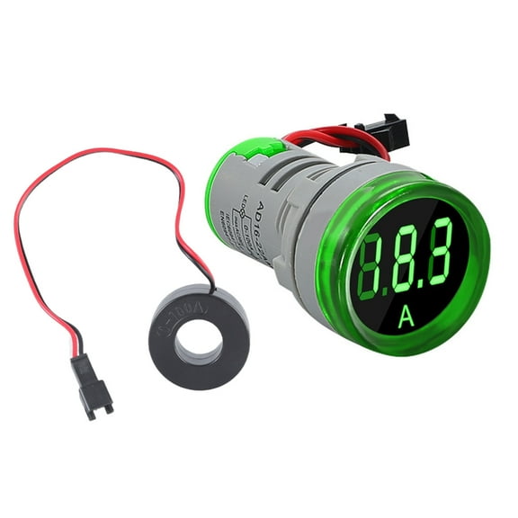 tegongse Current Meter 0-100A Voltage Display Digital LED Display Voltmeter Voltage Meter Monitors Signal Indicator Light Panel