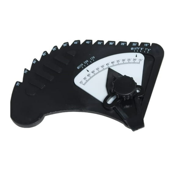 tegongse Easy Angle Gauge 15-75 Sharpening Aid Sharpening Blade Water-cooled Mill Plastic Easy Angle Gauge Professional Guage