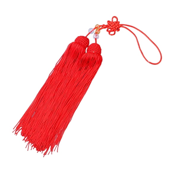 tegongse Elegant Ice Silk Taiji Swords Tassels Chinese Knot Decoration for Martial Arts and Drama Performances Kung Fu Accessory