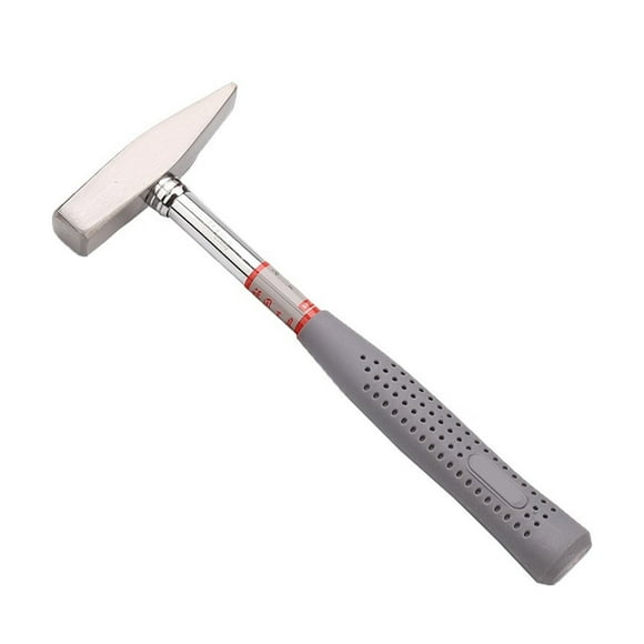 tegongse Fitter Hammer Rubber Handle Flat Hammer High Carbon Steel Duckbill Hammer Electrician Small Hammer Hand Tool