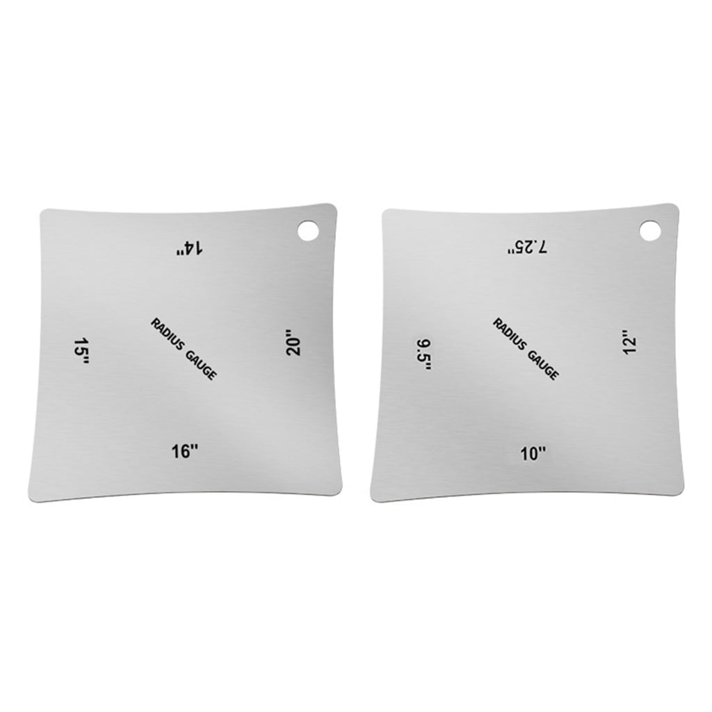 tegongse Guitar String Action Guitar Notched Radius Gauges Stainless ...