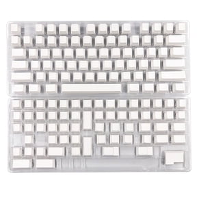 tegongse Keycaps 137 Keys White Keycap DyeSubbed Keycap For 108 104 100 980 96 87 84 75 68 64 61 Layouts