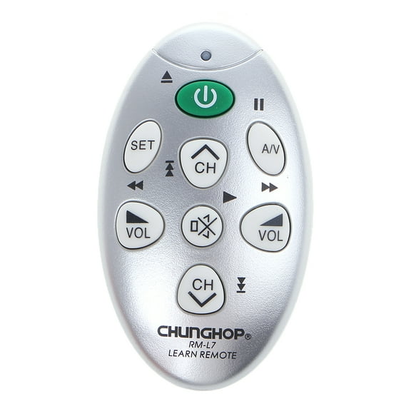 tegongse Learning Remote Control RM-L7 with 7 Keys Suitable for VCR VCD for Smart Controller