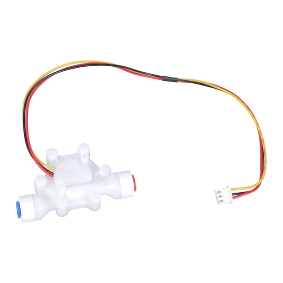 tegongse Liquid Flowmeter Fluidmeter Counter 0.25-2.5L/Min Flow Measuring Instrument G1/4 Hall Effect Sensors for Water Dispenser