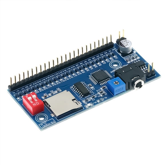 tegongse MP3 Audios Player Module Voice Playback Board Supporting Multiple Playback Modes Simple Control Interfaces For DIY Use