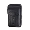 thumbnail image 1 of tegongse Men Vintage Leather Waist Bag Phone Pouch Sport Belt Hip Belt Loop Holster Wallet Carry for Case Purse, 1 of 14