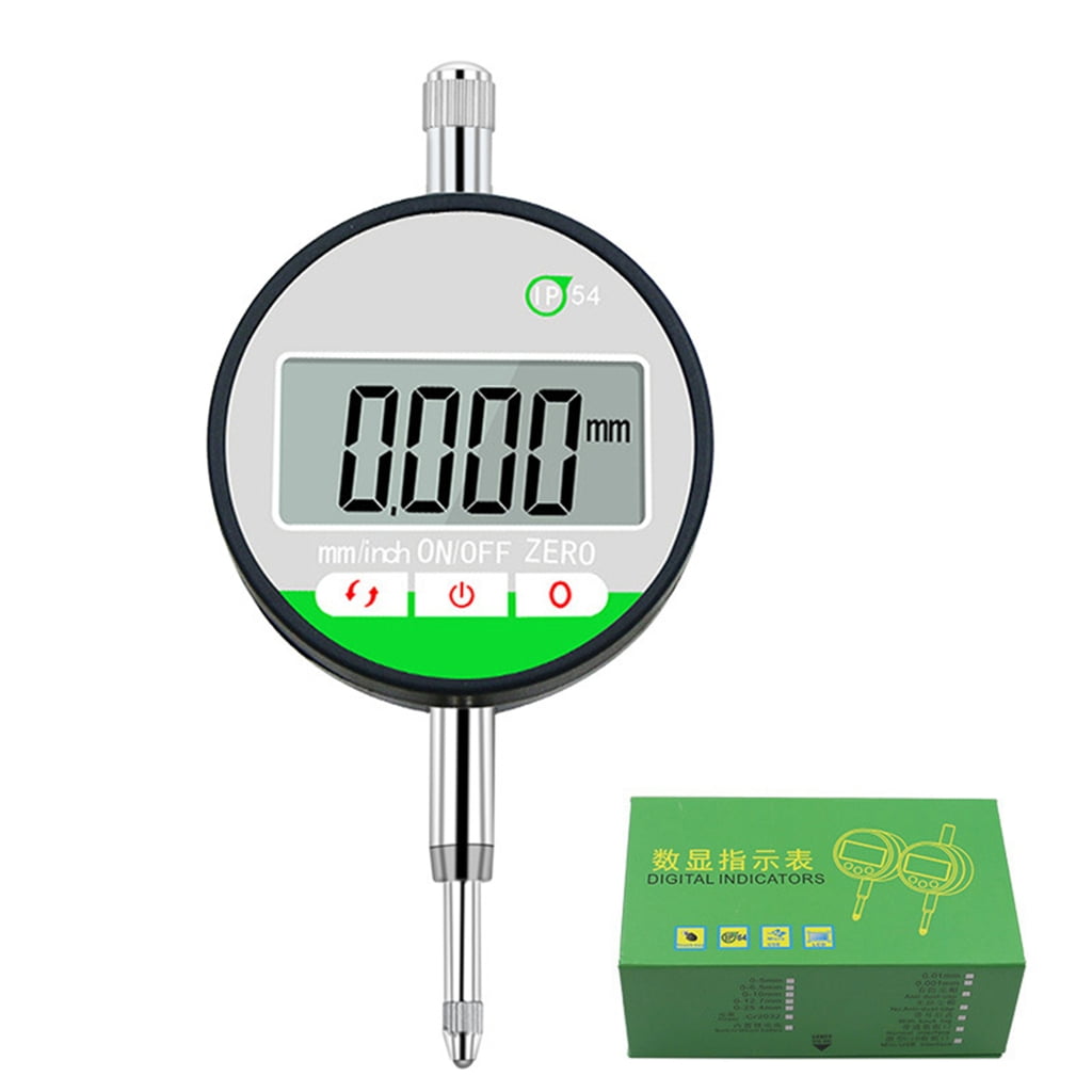 tegongse Metal Digital Indicator Dial Gauge Caliper 62mm / 98mm / 0-12.7mm MM Inch Conversion Measuring Tool Waterproof Dustproof