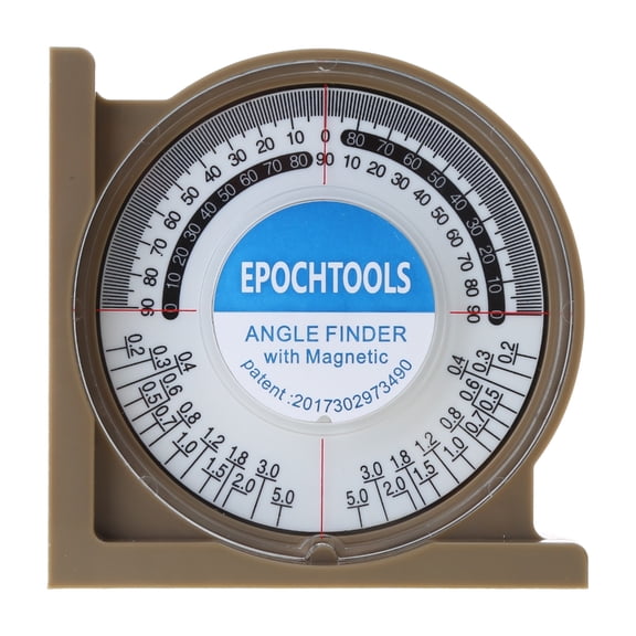 tegongse Multifunctional Slope Protractor Inclinometer Magnetic Slope Level Meter for Construction Carpenter Craftsman Compact