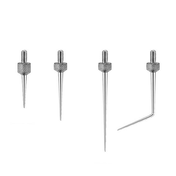 tegongse Needle Contact Point Sets for Dial Indicators Depth Gauge 4-48UNF Thread Shank 0.15mm 0.3mm 1.0mm 1.5mm 2.0mm Diameter