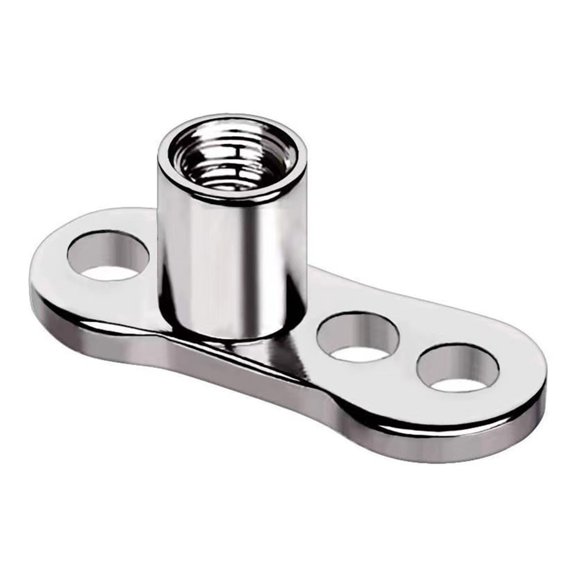 tegongse Practical Steel Dermal Anchors Piercings Jewelry Accessory Convenient for Skin Diver Daily Casual Use Craft Supplies