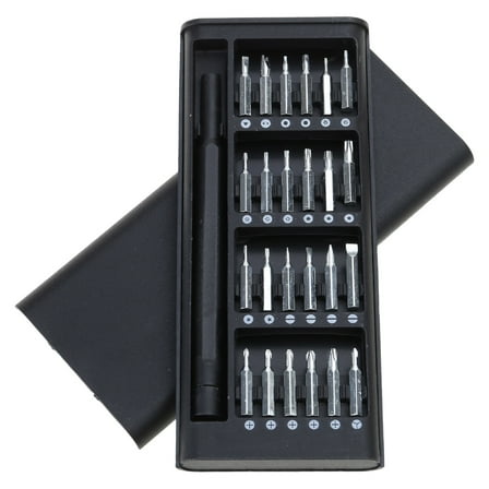 tegongse Precision Screwdriver Set 25 in 1 Small Screwdriver Set Repair Tool Kit for Laptop Phone PC Tablet Computer Glasses