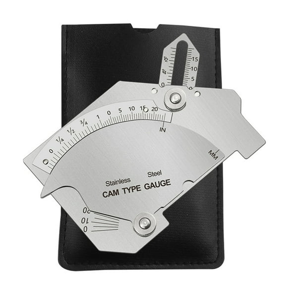 tegongse Precisions Bridge Cams Gauges Multifunction Welding Gauges Clear Scale for Measuring Weld Reinforcement & Fillet Leg Length