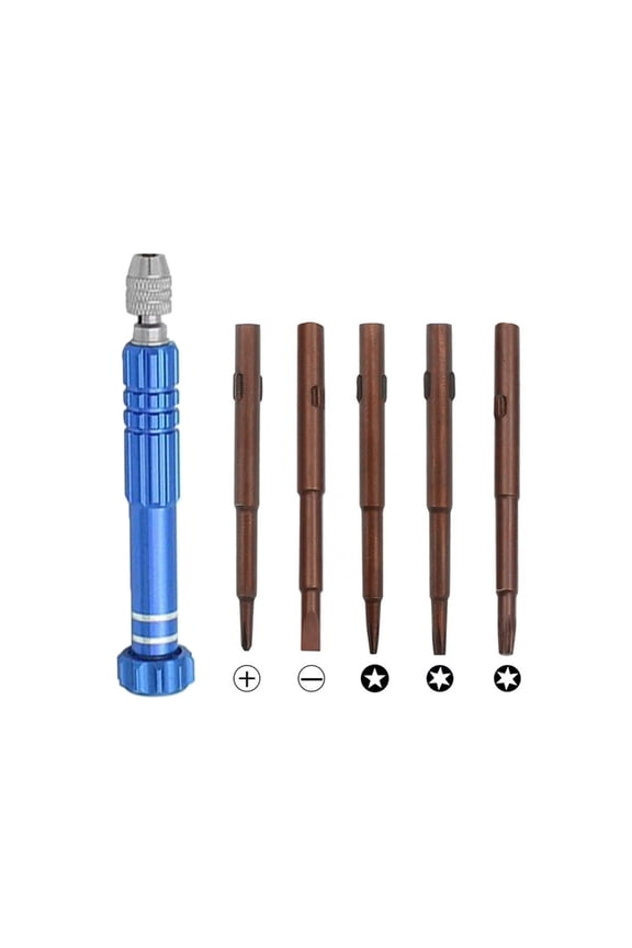 Precisions Screwdriver Tool Kit 5 in 1 Miniature Set for Electronics, Watches, Glasses, Laptops and Jewelry Repair