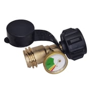 tegongse Propanes Tanks Gauges Indicator easy installs Propanes Level Indicator Brass Propanes Gauges Tool frees Installation for Trailer
