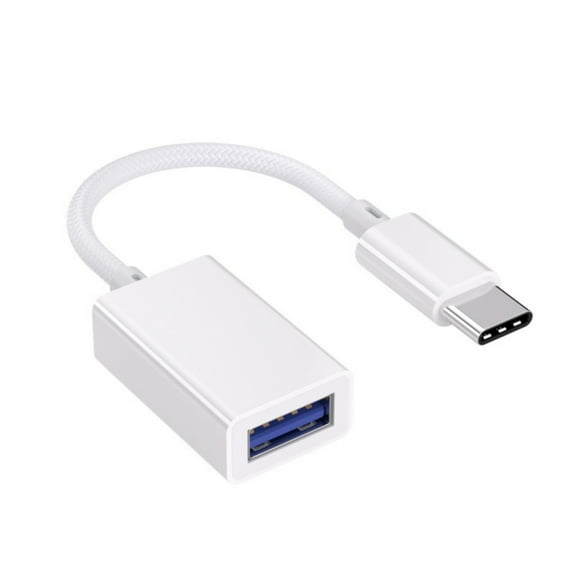tegongse Reversible Type C to USB3.0 OTG Adapter Cable for Fast Data Transfer Compatibles Various USB C Devices and Switches