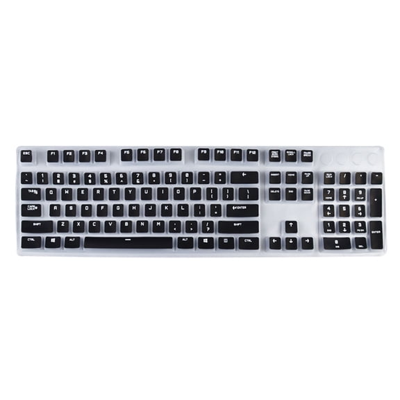 tegongse Semi Transparents Keyboards Skin for G610 G512 Ensures Backlight Visibilitys and Shield from Liquids and Debris