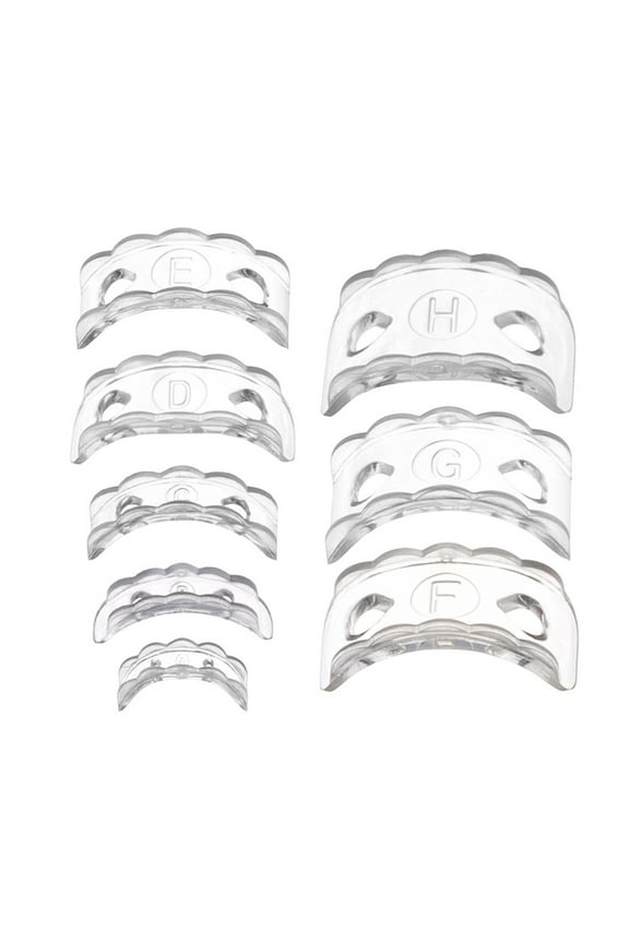 Set of 8 Ring Size Adjuster Silicone Tightener Suitable for Loose Rings Comfortable Fit Sizer Jewelry Ring Accessories