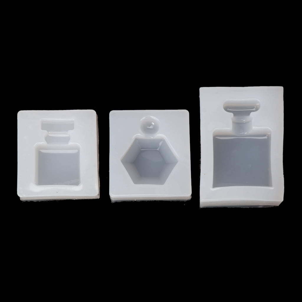 tegongse Silicone Resin Mold DIY Mini Perfume Bottle Casting Molds DIY Craft 3D Mold for Art Craft Making Handmade Toys for Child