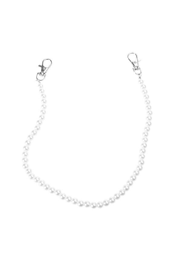 Simple Imitation Pearl Waist Chain Belt Beaded Chains Pants Chain for Teens Wear Resistant Hiphop Trouser Jeans Chain
