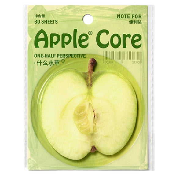 tegongse Small Adheive Notes 30Sheets Fruit Vegetable Themed Note Paper Notepads for Student Teacher Office Worker Writing Noting