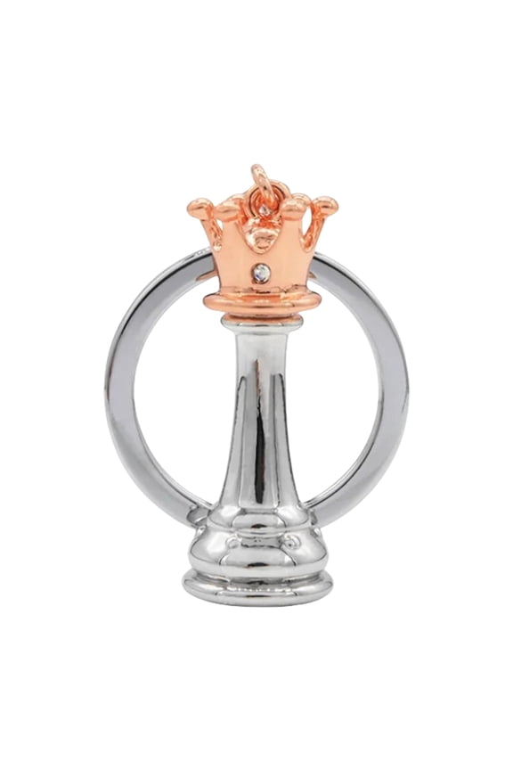 Stylish International Chess Keychain King Queen Chessman Key Rings Sophisticated Birthday Gift Jewelry for Daily Use