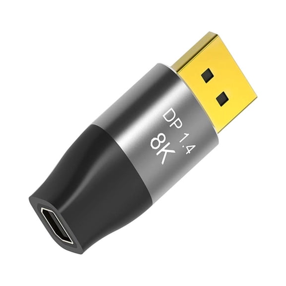 tegongse Two Direction MiniDP to DisplayPort Converters Adapter Supporting 8K@60Hz 4K@144Hz for Gaming and Professional Use
