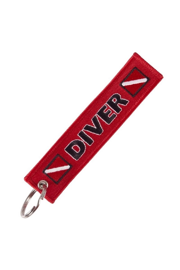 Waterproof and Rustproof Diver Keychain Lightweight Key Holder for Ocean Activities and Key Management Polyester Jewelry