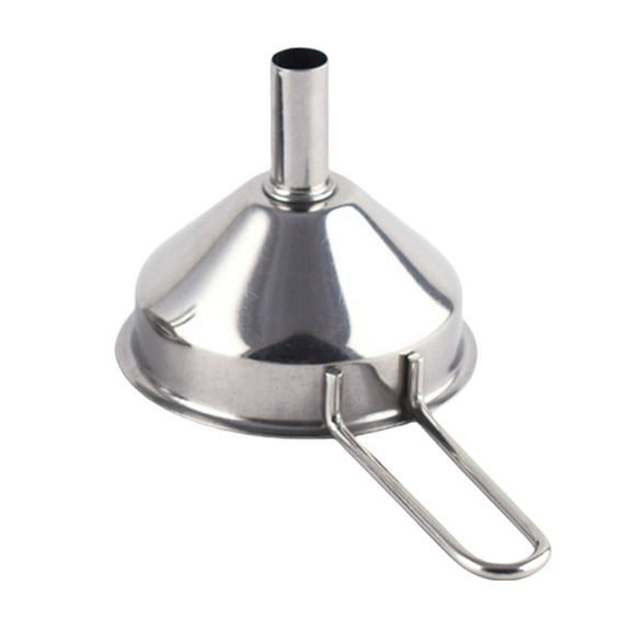 tegongse Wide Mouth Stainless Steel Funnel Conical Shape Funnel for Transferring Liquids and Oils Kitchen Cooking Accessories