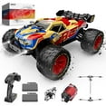 thumbnail image 1 of tek NT77592 DEERC 1-14 Max 50 Km per Hour High Speed 4 x 4 All Terrains Waterproof Off-Road Remote Control Brushless Fast RC Car with 2 Li-ion Batteries for Adults, 1 of 1