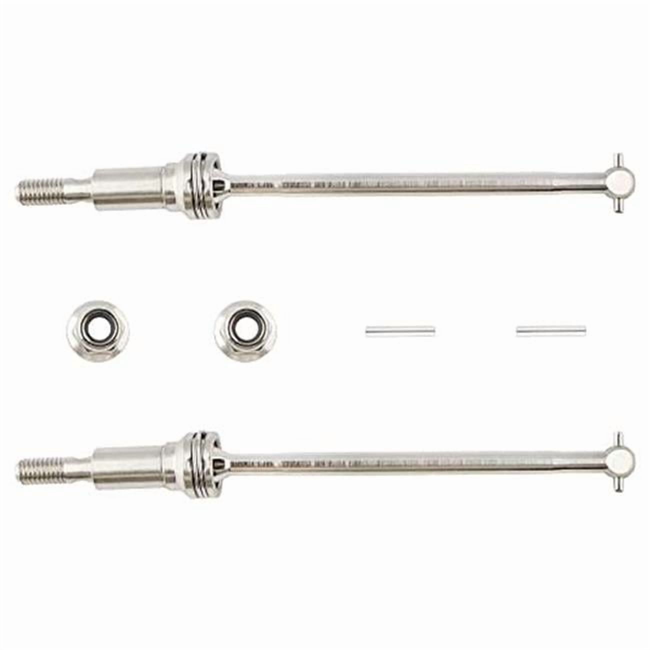 Qomcsrl 2X RC Voiture Métal CVD Arbre D'Entraînement Ensemble Accessoire Pièces de Rechange 30-WJ02 pour 9130 RC Voiture