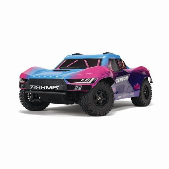 tek NT82420 UNO1RC ARRMA RC Truck .1 SENTON 4X4 223S BLX BRUSHLESS Short Course Truck RTR with DSC, Blue