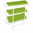 thumbnail image 1 of tek NT82043 UNO1RC Hydroponics Growing System Kit, 3 Layers 108 Plant Sites Food-Grade PVC-U Pipes Hydroponic Grow Kit Gardening System with Water Pump, Pump Timer, Net Pots & Sponge, 1 of 1