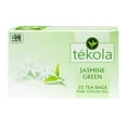 thumbnail image 1 of tekola Jasmine Green Tea.  Ceylon Green Tea with the Fragrant Aroma of Jasmine. A premium blend of 100% pure Ceylon Tea. Lively, pleasantly floral and slightly astringent, 25 Count (Pack of 2), 1 of 7