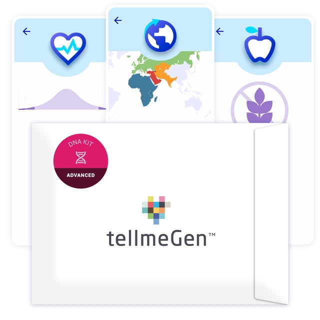 Dna Programming tellmeGen Home DNA Test Kit | 400+ Health, Traits, Wellness & Ancestry ...