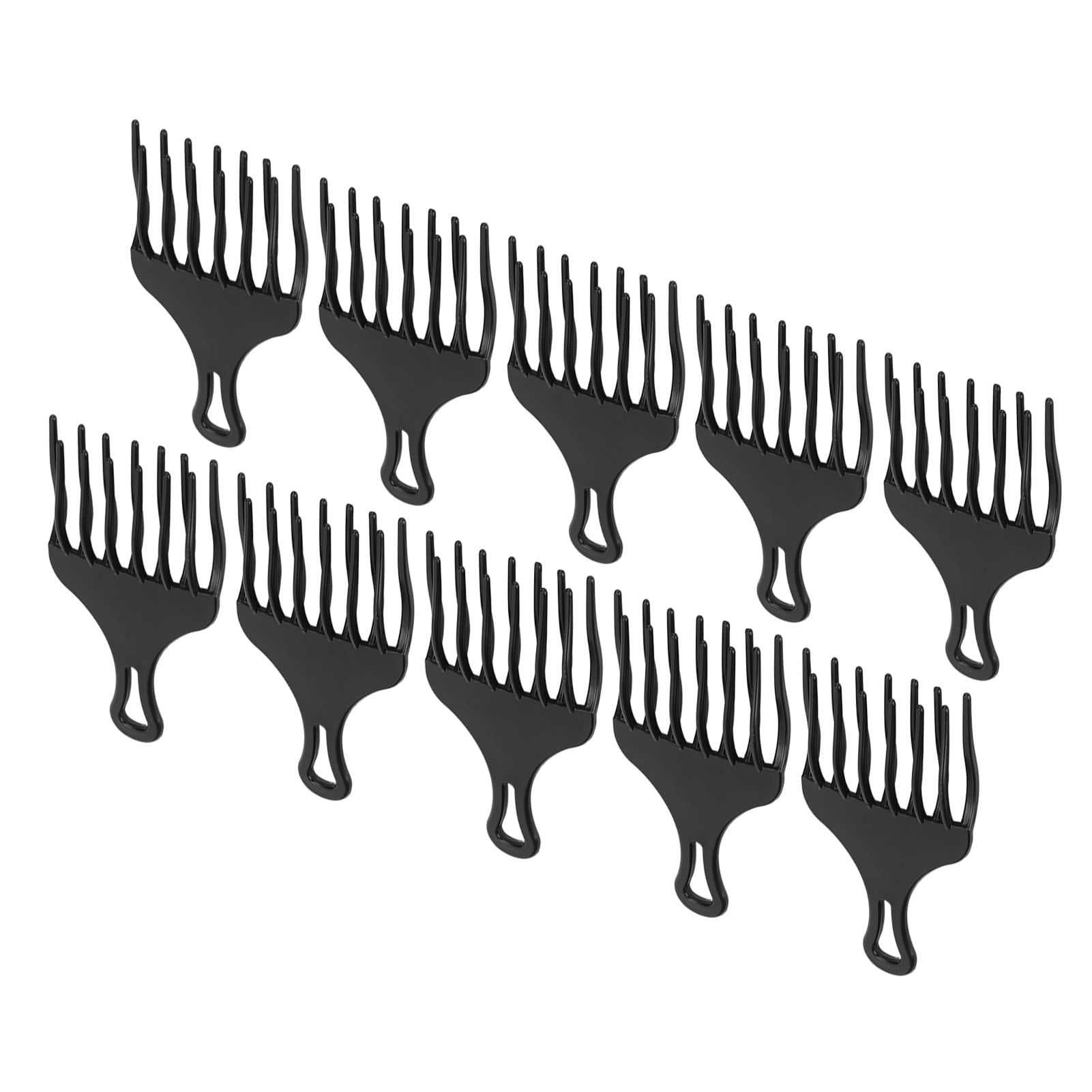 tend skin 10pcs Pick Comb Multipurpose Wide Face Large Tooth Afro Hair ...